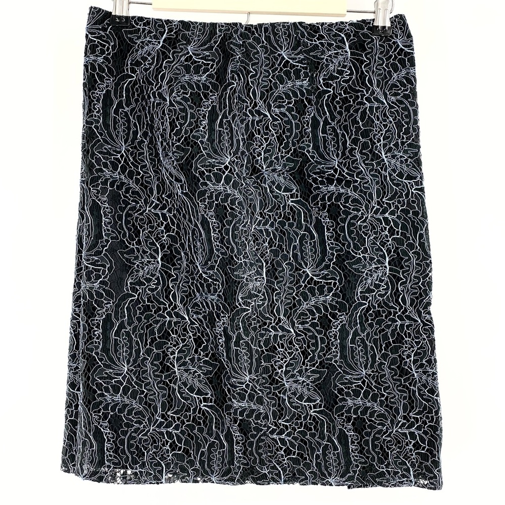 Oscar De La Renta Pencil Skirt Floral